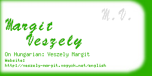 margit veszely business card